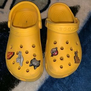 yellow crocs